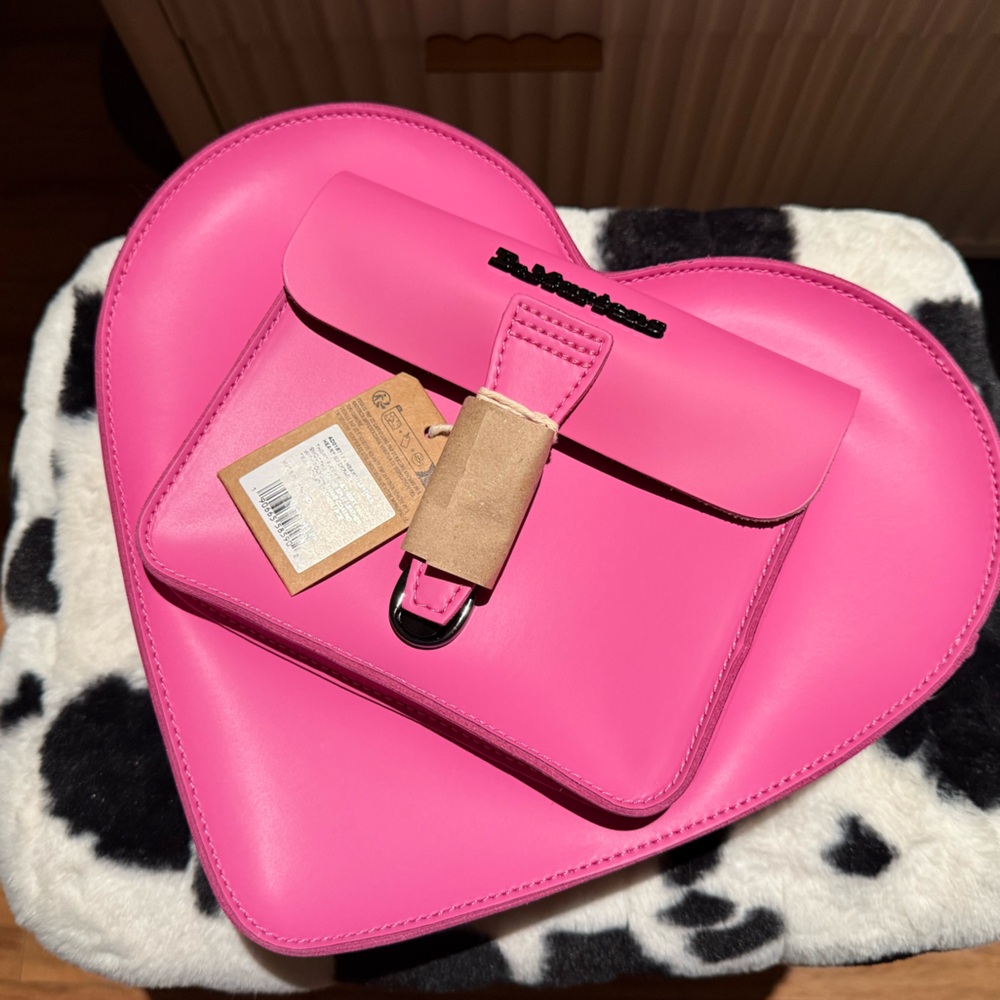 Dr. Martens Pink Heart Shaped Bag 🩷